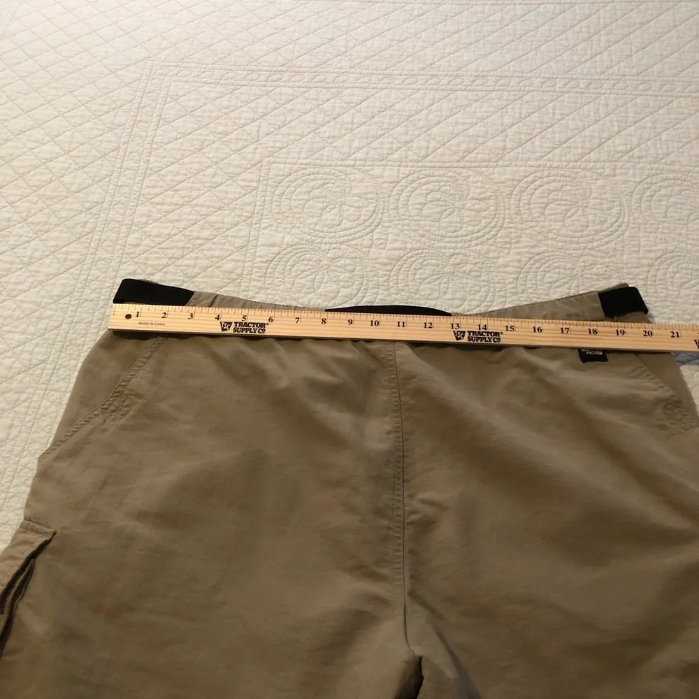 The North Face nylon cargo shorts. Size XL.